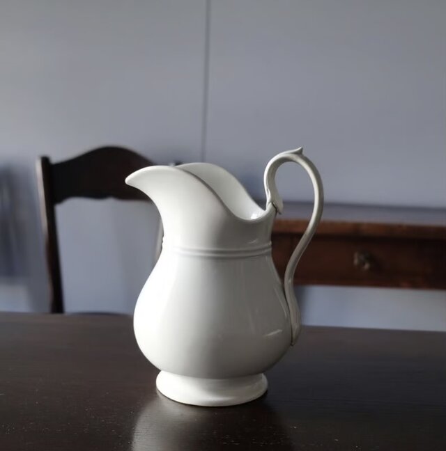 Creil&Montereau クレイユモントロー ピシェ 花瓶 フランス
