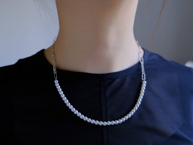 ブルーパールネックレス シルバー925 4way 美品 楽天市場】☆実用的☆ブルーパールネックレスブルーパール 37.9g