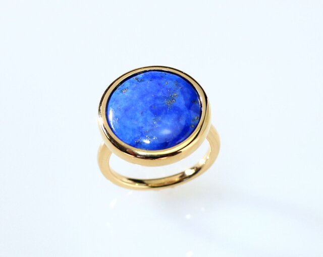 K18YG ラピスラズリリング 8.00ct | iichi 日々の暮らしを心地よくする 