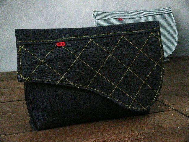 CLUTCH BAG/デニムの画像1枚目
