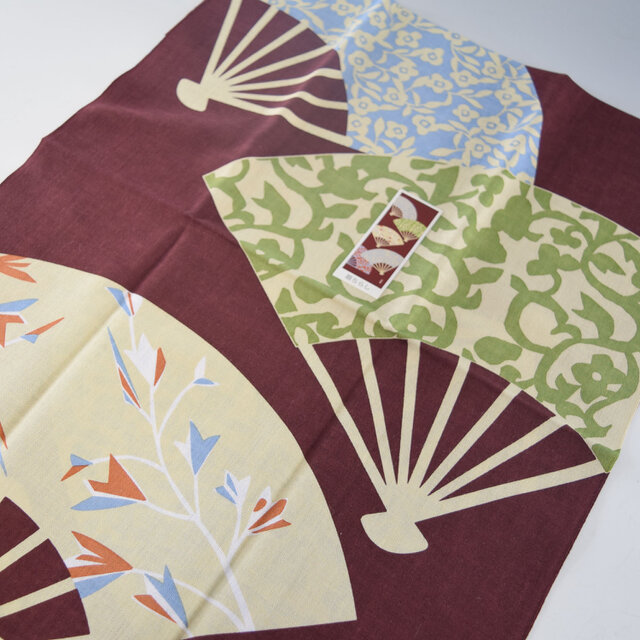 江戸 更紗 日本手拭 手ぬぐい 扇ちらし てぬぐい 綿 ギフト プレゼント