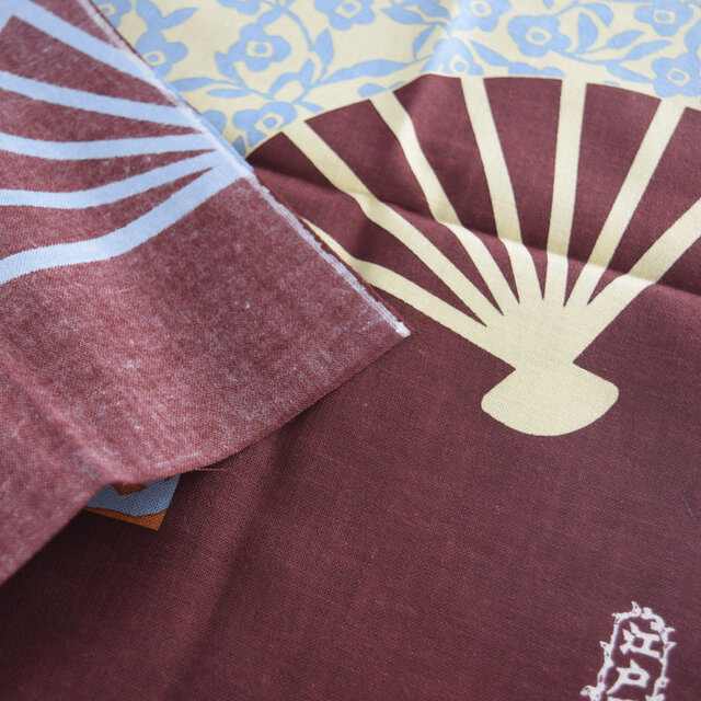 江戸 更紗 日本手拭 手ぬぐい 扇ちらし てぬぐい 綿 ギフト プレゼント