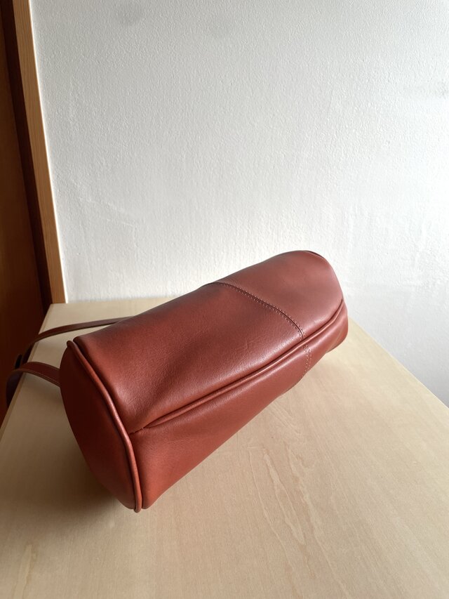 大玉がま口ショルダーバッグ（レッド） | iichi 日々の暮らしを