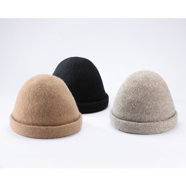 YOKOI BERET CORNE コルネ コーンヘッドハット ベージュ [YO-BR012-BE