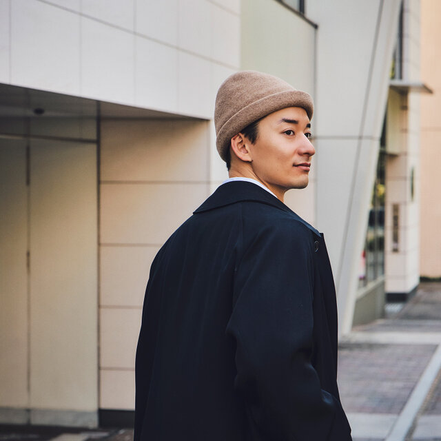 CORNE コルネ コーンヘッドハット YOKOI BERET ブラウン [YO-BR012-BR