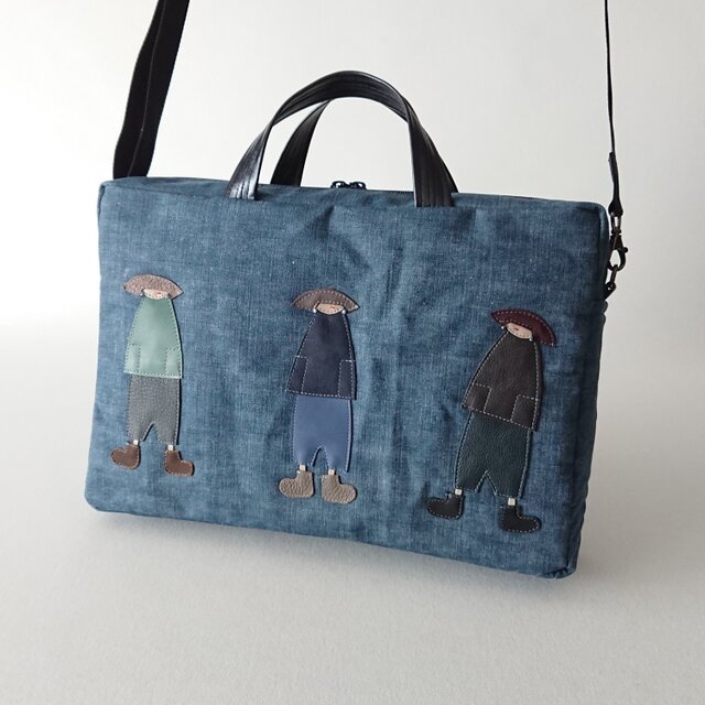 annco denim 2way bag [blue] | iichi 日々の暮らしを心地よくする