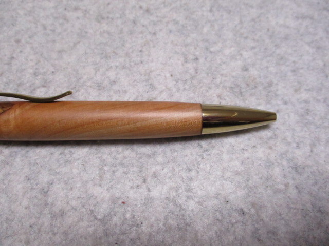 【老紅木ワンピースボールペン】+【無花果パトリオットボールペン】 リンゴの木 椿油仕上げ 回転式ロングパトリオットボールペン