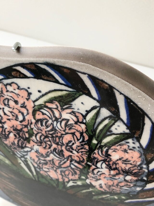ARABIA（アラビア） ヘルヤ 陶板画　ヒヤシンス ARABIA】ヘルヤ・リウッコ・スンドストロム Hyacinth basket