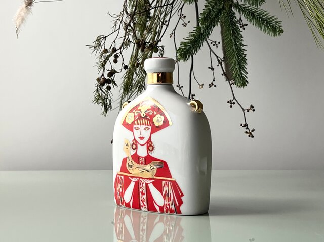 Lomonosov】ウォッカデキャンタ・ロシア皇室御用達 ロモノーソフ