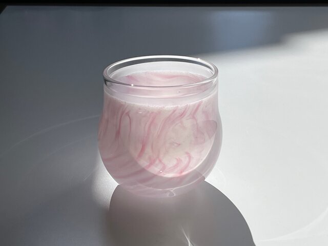 nuutajarvi】 Oiva Toikka Art piece Marble pink bowl オイバトイッカ