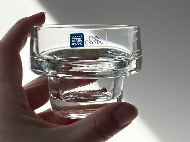 ヌータヤルヴィ/マルック・サロ/Vega/キャンドルホルダー iittala】Markku Salo / Nappi ヴィンテージキャンドルホルダー