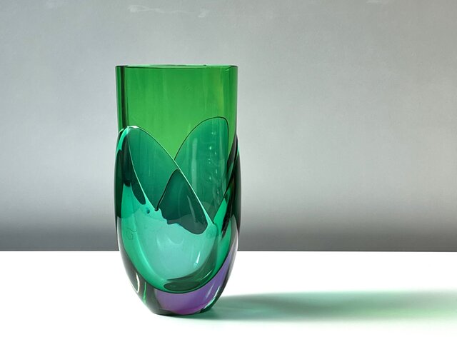 Nuutajarvi Heikki Orvola アートピース ☆希少☆【nuutajarvi】Heikki Orvola Kukka・ ヌータヤルヴィ