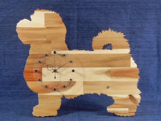 置き物 犬　木製インテリア(ハンドメイド） 木製 北欧 イヌ 動物 オブジェ 雑貨 人形 インテリア 犬 その他
