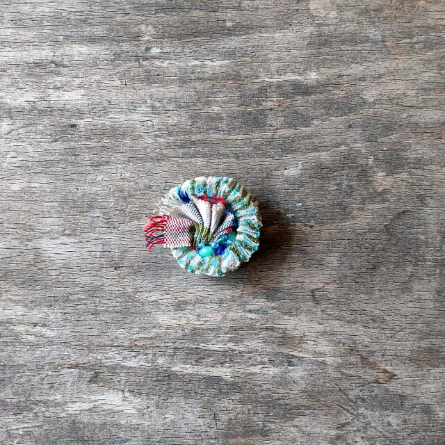 布プリーツブローチ plif rondpl ysl