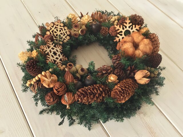 クリスマスリースG(22cm) | iichi 日々の暮らしを心地よくする