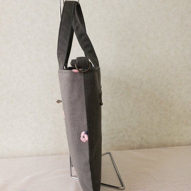 ミナペルホネン、ohayo×グレーのぺったんこトート | iichi 日々の