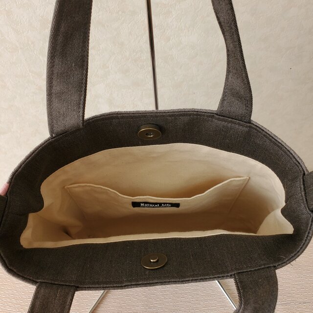 ミナペルホネン、ohayo×グレーのぺったんこトート | iichi 日々の