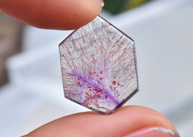 縦ライン☆アメシスト☆レピドクロサイトインクォーツs999 | iichi