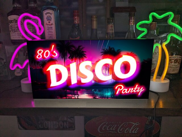 Lサイズ】80'S 90'S ディスコ ダンスパーティー クラブ ユーロビート