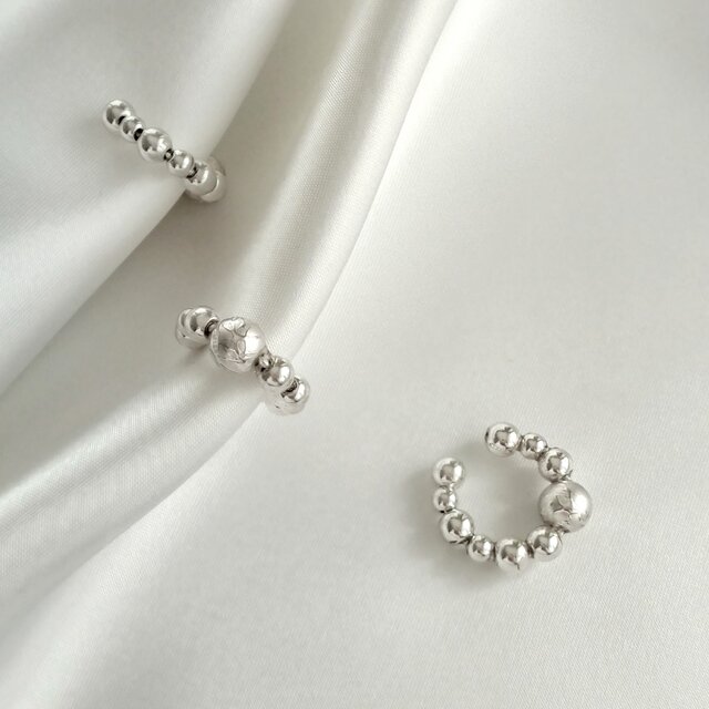 [イヤカフ] silver-pearl