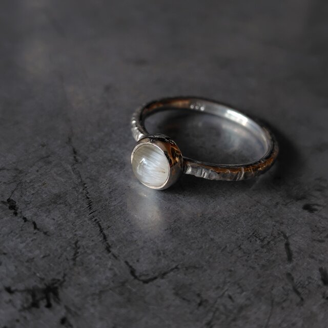 キャッツアイトパーズシルバーリング#12