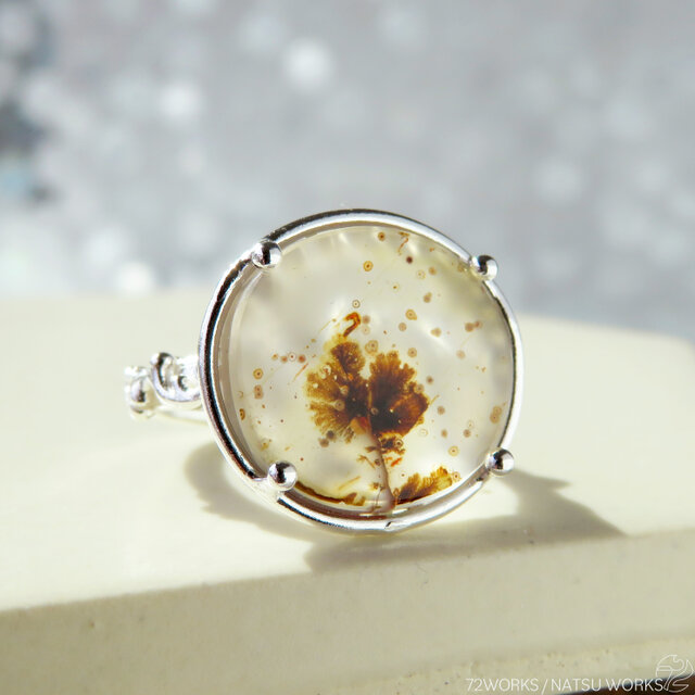 デンドリティック アゲート リング / Dendritic Agate Ring m1 | iichi