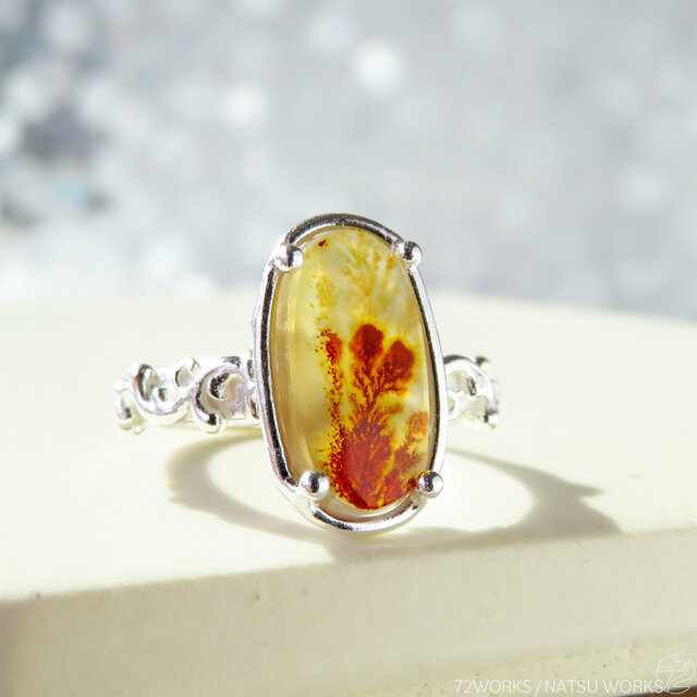 デンドリティック アゲート リング / Dendritic Agate Ring m3 | iichi