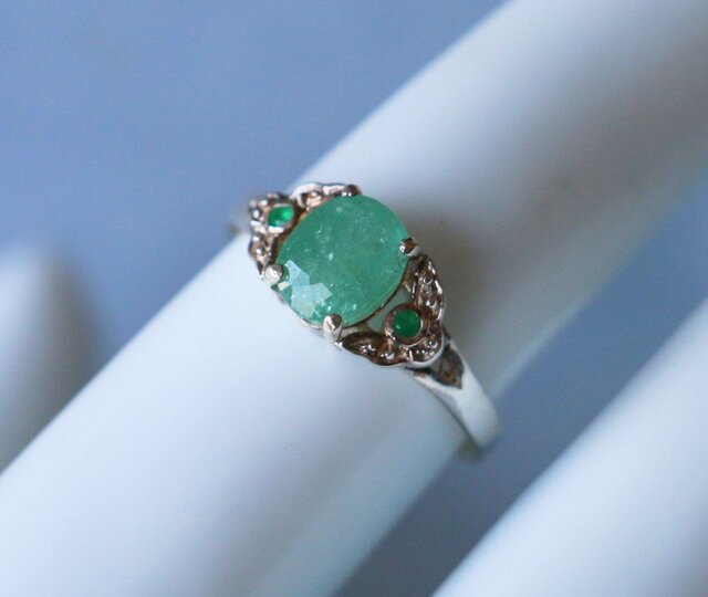 天然石＊パライバトルマリン 指輪＊14号 SV | iichi 日々の暮らしを