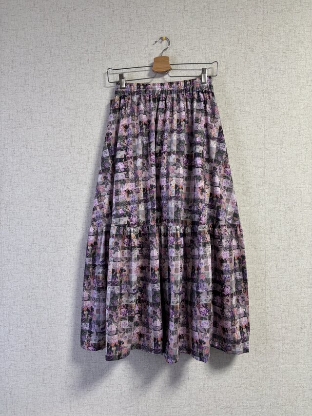 ティアードスカート アーカイブギンガム | iichi 日々の暮らしを