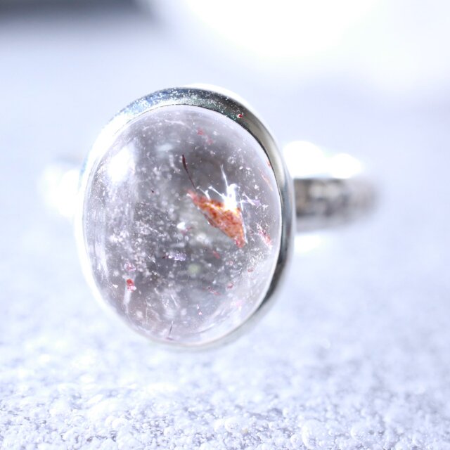 シルバーリング石付き スーパーセブン | 石彩-木目金・高級シルバー