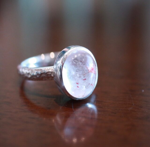 シルバーリング石付き スーパーセブン | 石彩-木目金・高級シルバー