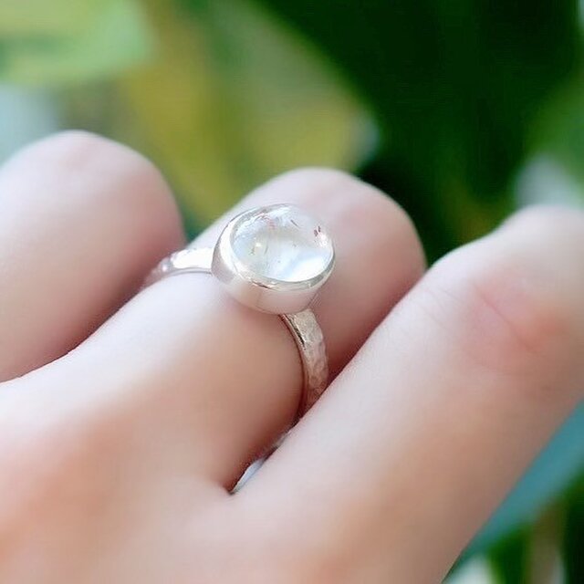 シルバーリング石付き スーパーセブン | 石彩-木目金・高級シルバー