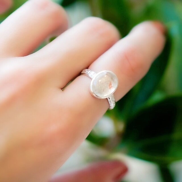 シルバーリング石付き スーパーセブン | 石彩-木目金・高級シルバー