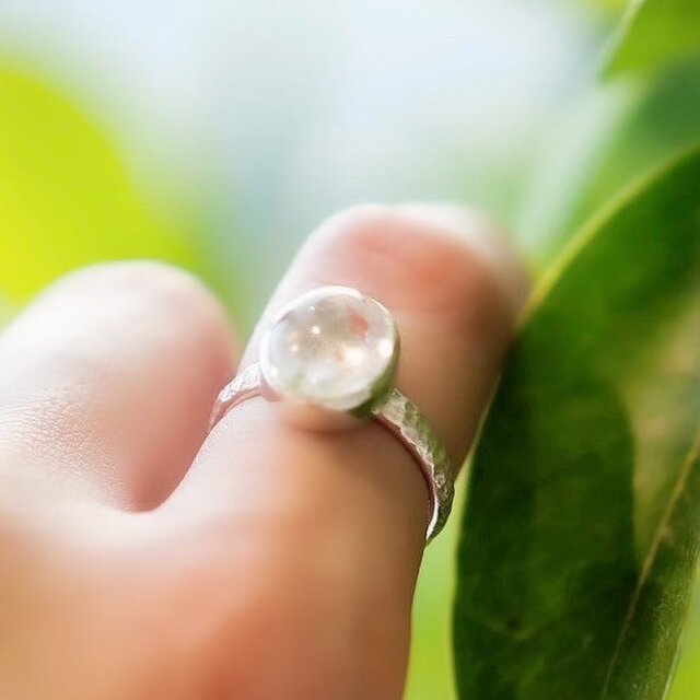 シルバーリング石付き スーパーセブン | 石彩-木目金・高級シルバー