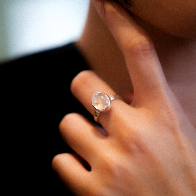 シルバーリング石付き スーパーセブン | 石彩-木目金・高級シルバー