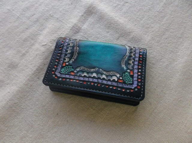 レザークラフト　名刺入れ 名刺入れ（ミシンレザークラフトキット）