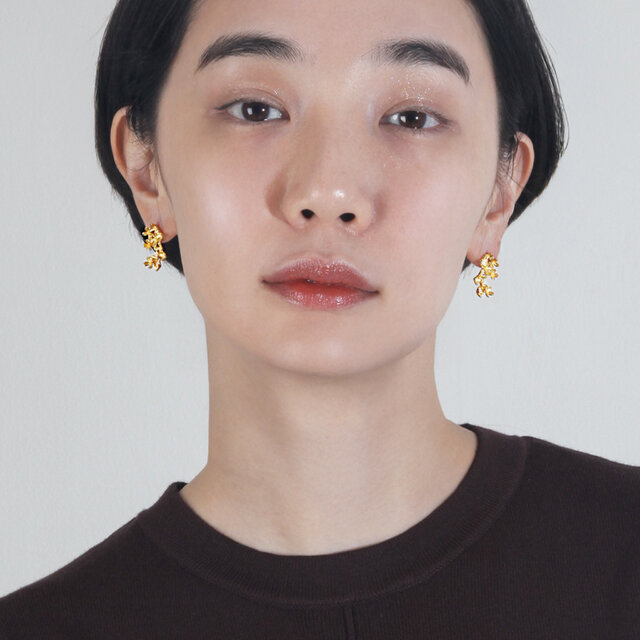 金木犀 ピアス 2 | iichi 日々の暮らしを心地よくするハンドメイドや