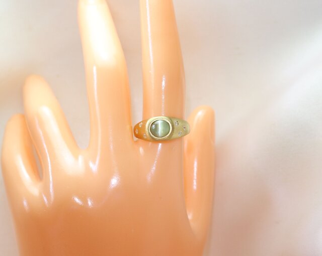 K18YG クリソベリルキャッツアイリング 2.043ct | iichi 日々の