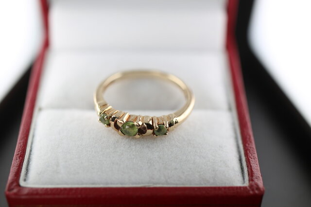 英国 ビンテージ イギリス ゴールド 指輪 リング 天然 サファイア