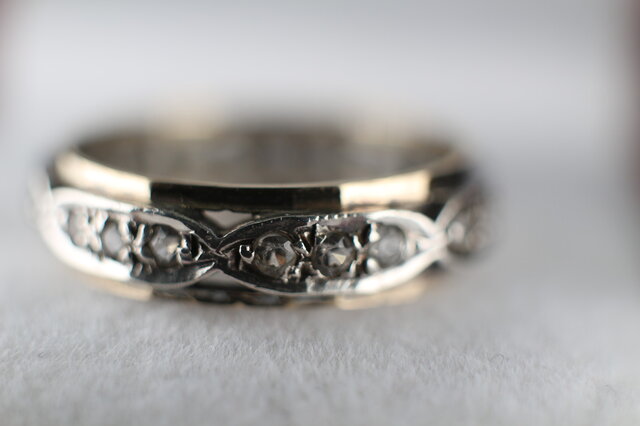 ゴールド シルバー ビンテージ ヴィンテージ 指輪 リング 純金率 375