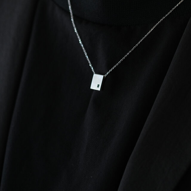 509d【ゴールド】エメラルドネックレス　正方形　四角形　新品　シルバーS925 509d【ゴールド】エメラルドネックレス 正方形 四角形 新品