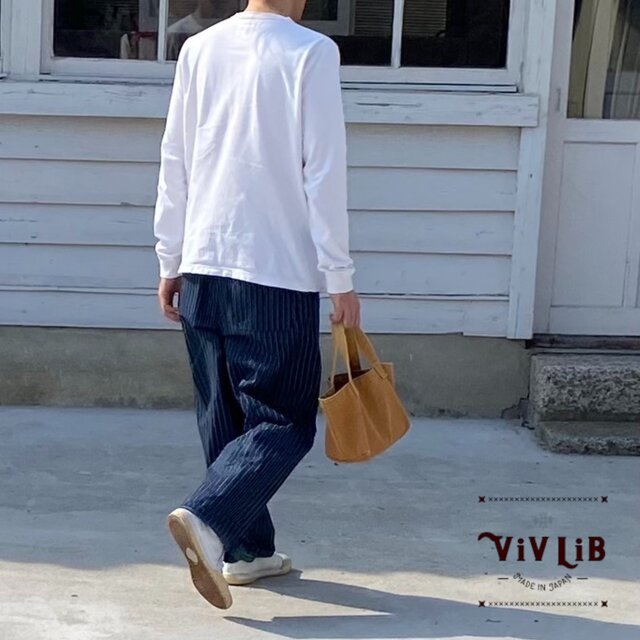 ウォバッシュ　デニム　ワイド　パンツ　ストライプ　S　おしゃれ ウォバッシュ デニム ワイド パンツ ストライプ S おしゃれ