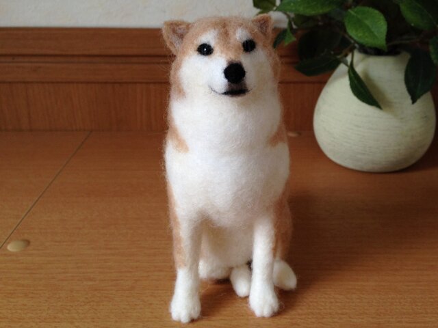 柴犬＊羊毛フェルト＊ | iichi 日々の暮らしを心地よくする