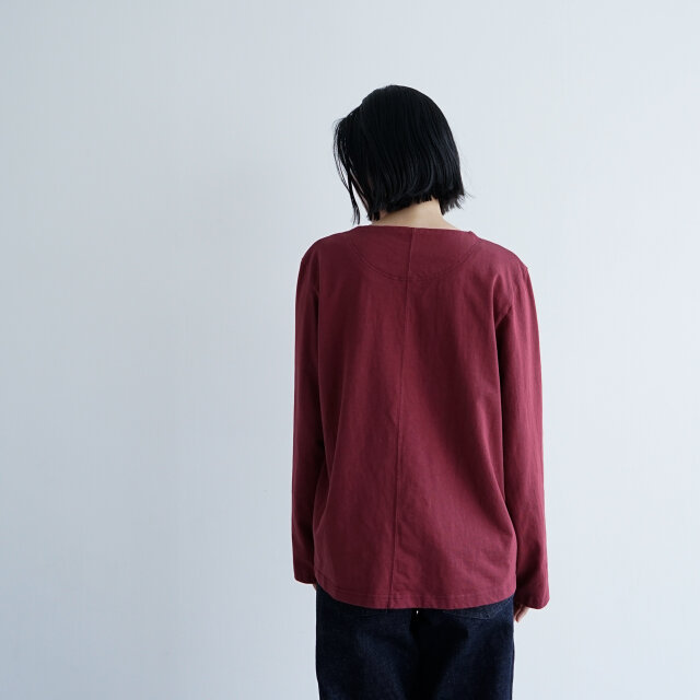 size2sold/MVSコットン/センターバックロンティー/tawny port/size1