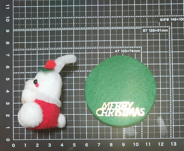 ハンドメイド❣️サンタうさぎちゃんクリスマスアレンジ❣️ ハンドメイド❣️サンタうさぎちゃんクリスマスアレンジ
