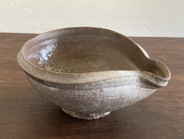 越前自然釉片口鉢径約23cm 越前自然釉片口鉢径約23cm