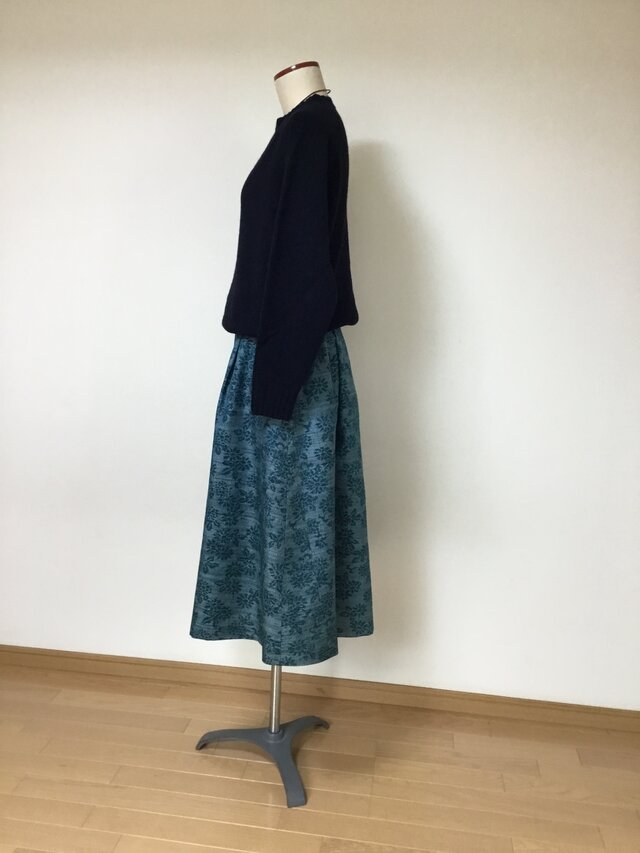 紬のスカート 着物リメイク | iichi 日々の暮らしを心地よくする 