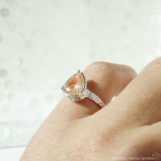 オレゴンサンストーン リング / Oregon Sunstone Ring ll iichi 日々の暮らしを心地よくするハンドメイドや
