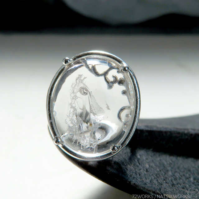 水入りクォーツリング / Enhydro Quartz Ring | iichi 日々の