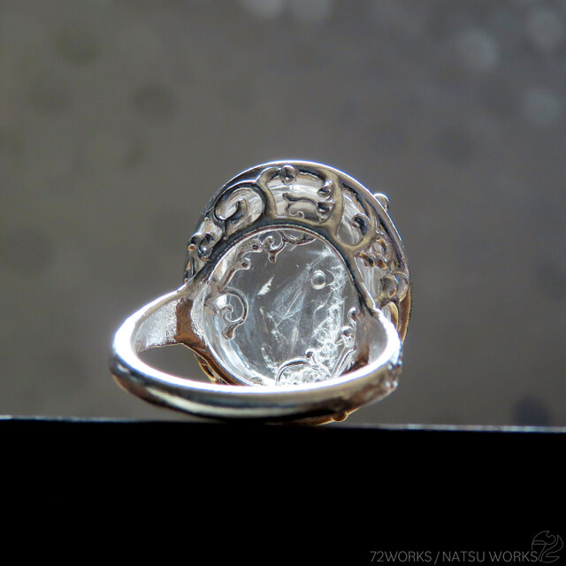 水入りクォーツリング / Enhydro Quartz Ring | iichi 日々の